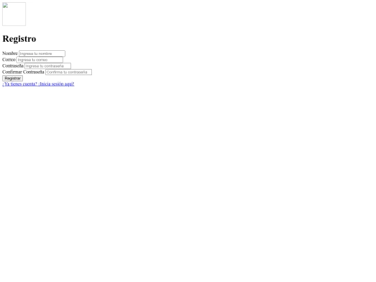Registrarse screenshot