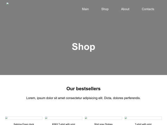 Shop screenshot