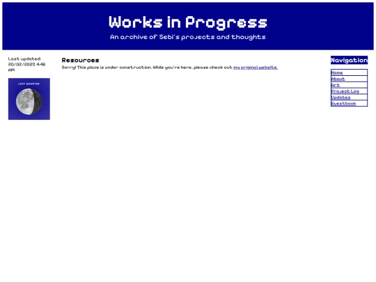 resources screenshot