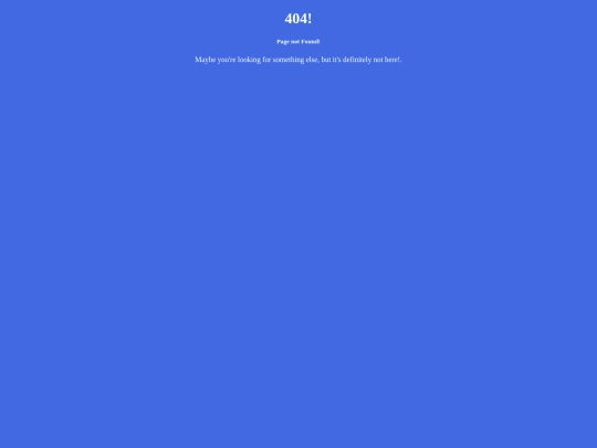 not_found screenshot