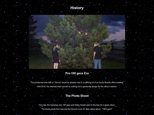 history screenshot