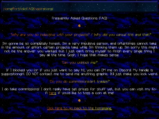 faq screenshot