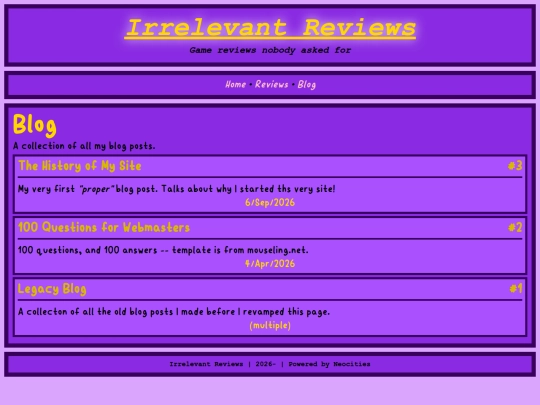 blog screenshot