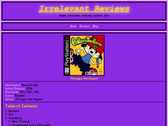 reviews/2026/parappa-the-rapper screenshot