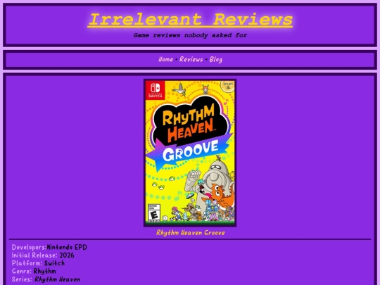 reviews/2026/rhythm-heaven-groove screenshot