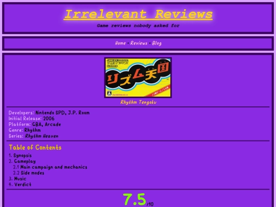 reviews/2026/rhythm-tengoku screenshot