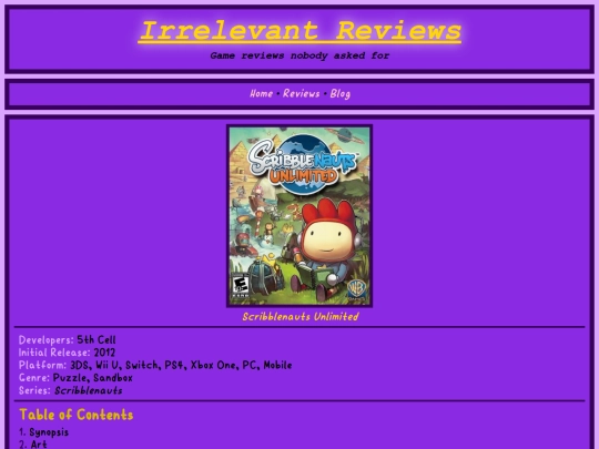 reviews/2026/scribblenauts-unlimited screenshot