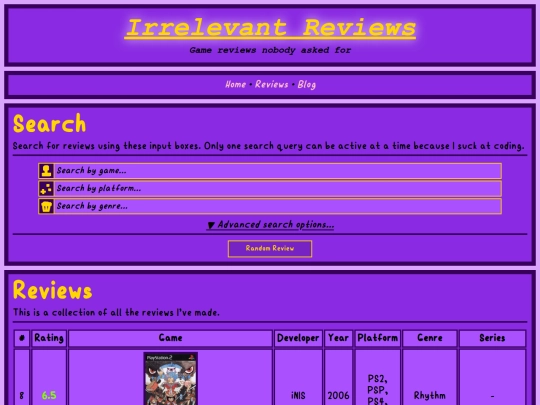 reviews screenshot