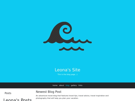 blog screenshot