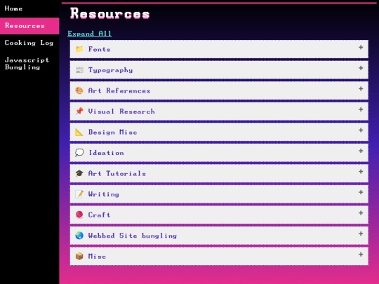 resourcesTEST screenshot