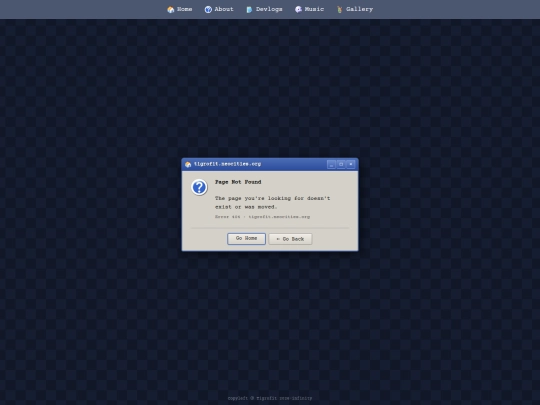not_found screenshot