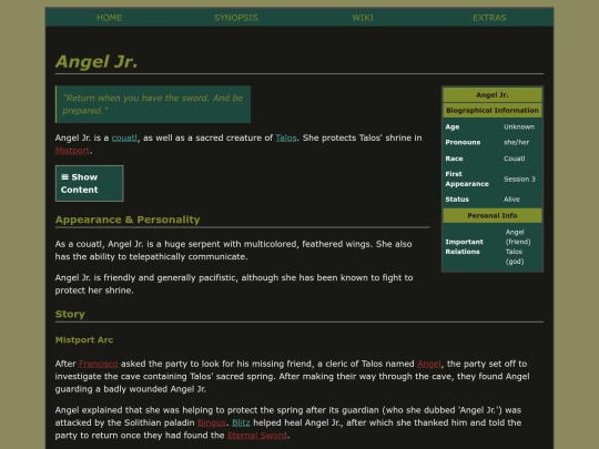 wiki/angeljr screenshot