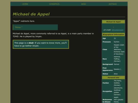 wiki/appel screenshot