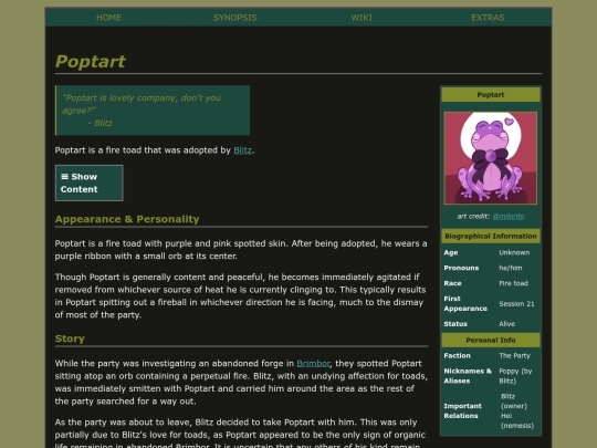 wiki/poptart screenshot