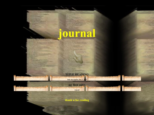 journal screenshot