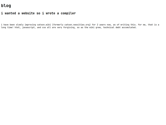 blog screenshot