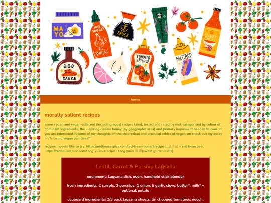 recipes screenshot