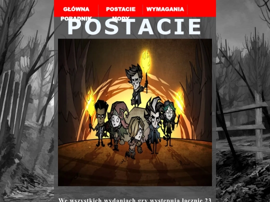 Dont Starve/postacie screenshot