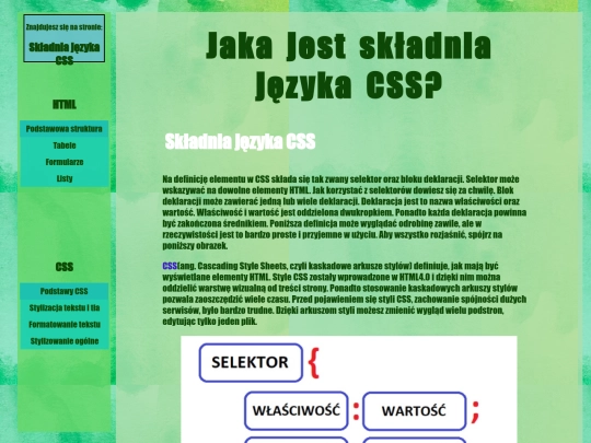 HTML i CSS Tutorial/CSS1.2 screenshot