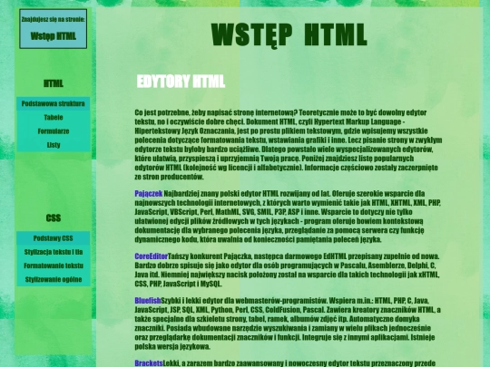 HTML i CSS Tutorial/HTML1.1 screenshot