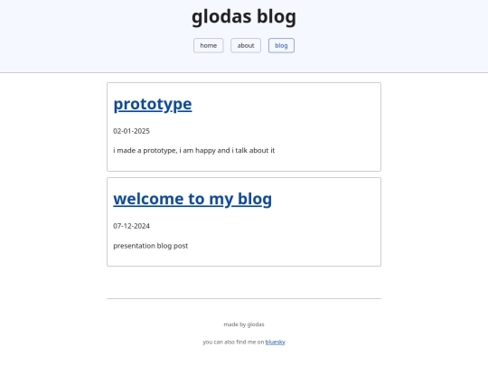 blog screenshot