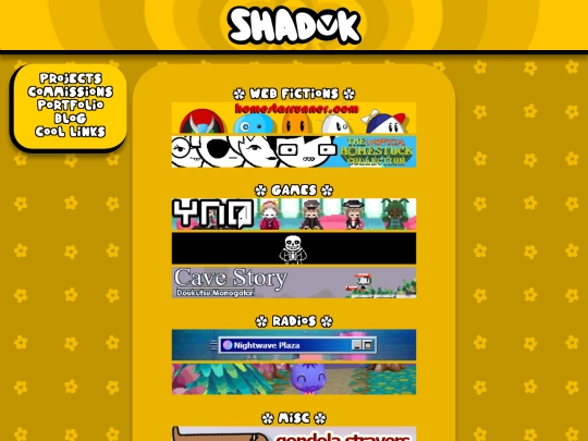links screenshot