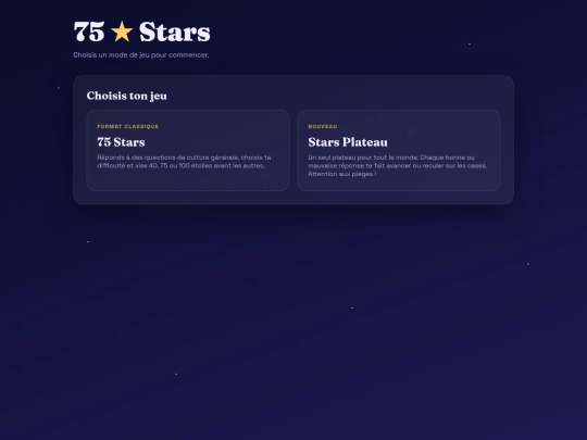 75stars screenshot