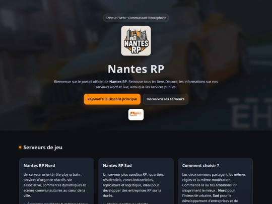 nantes-rp_portail screenshot