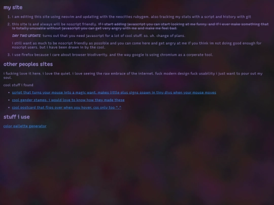 corners/neocities screenshot