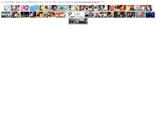 fanlistings/fanlistings screenshot