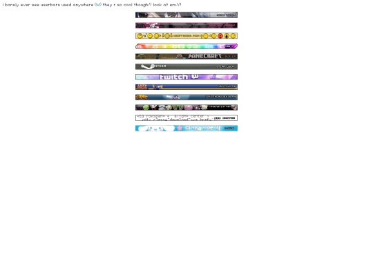 userbars/userbars screenshot