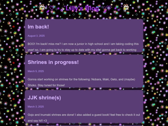 blog screenshot