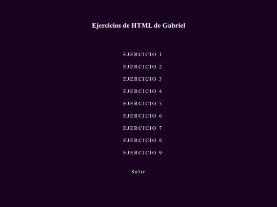 Ejercicios screenshot