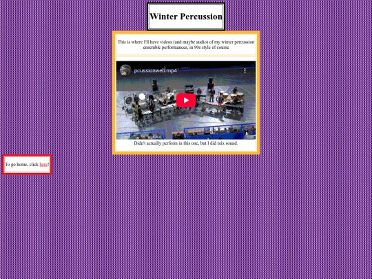 percussion screenshot