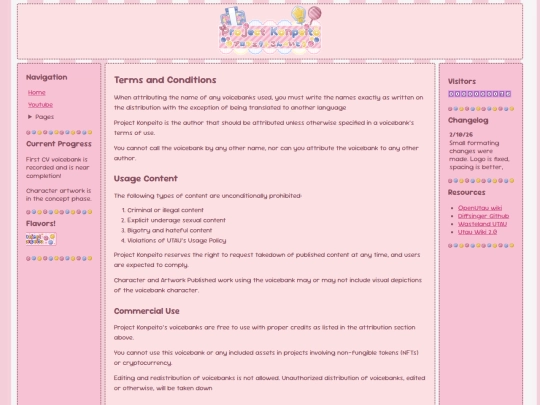 terms screenshot