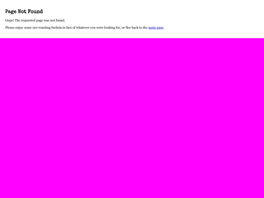 not_found screenshot