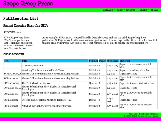 pub-list screenshot