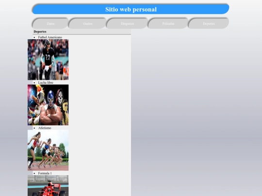 3actDesWeb /deportes screenshot