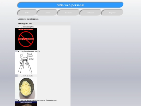 3actDesWeb /disgustos screenshot
