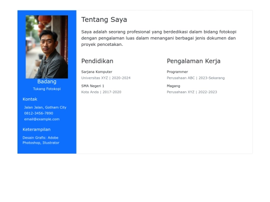 CV baru pol 1 screenshot