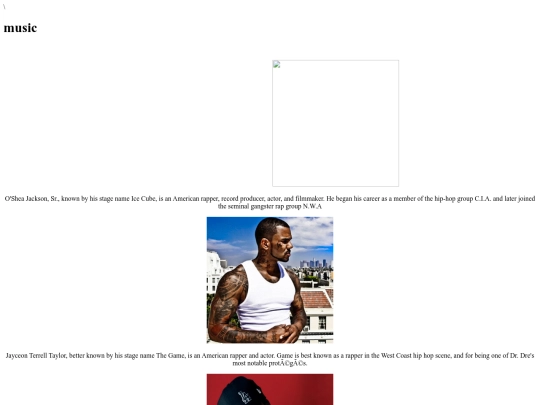 music screenshot