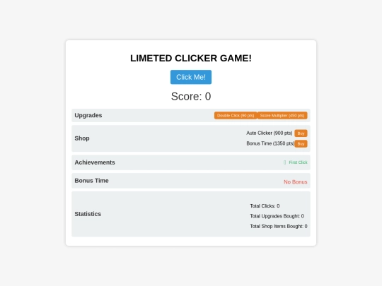 clicker screenshot