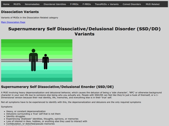 Dissociation-Variants screenshot