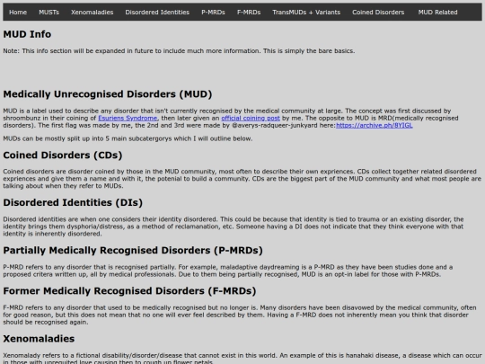 Info screenshot