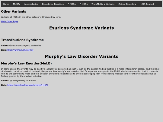 Other-Variants screenshot