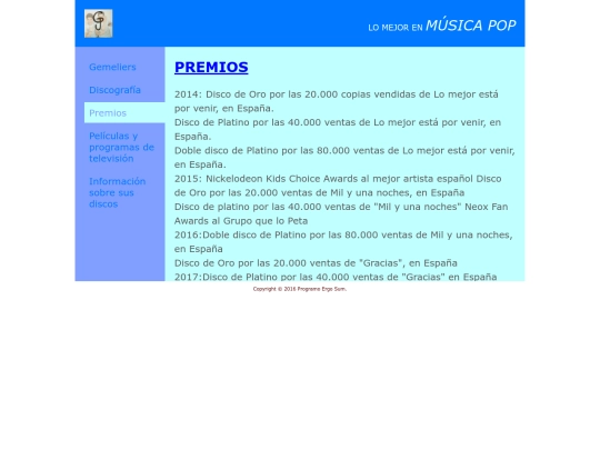 premios screenshot