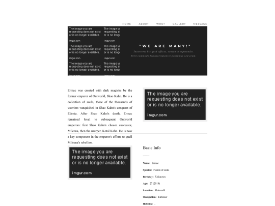 info screenshot