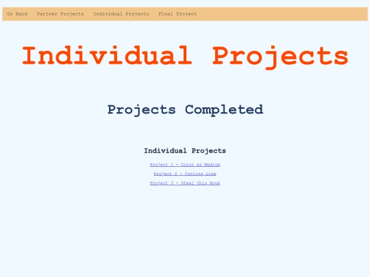 individualprojects screenshot