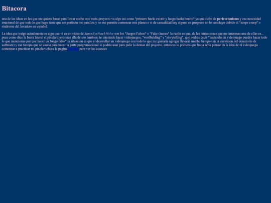 My_interests/bitacora screenshot