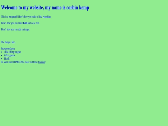 index screenshot